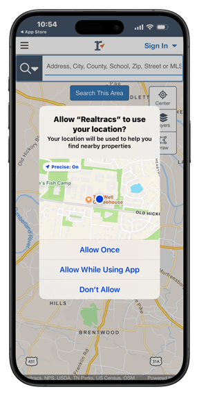 Mobile Allow RT Location