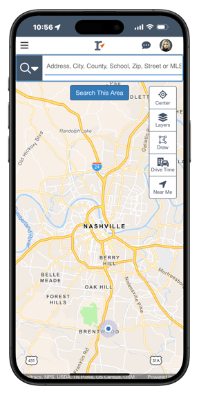 Mobile Map_Quick Search