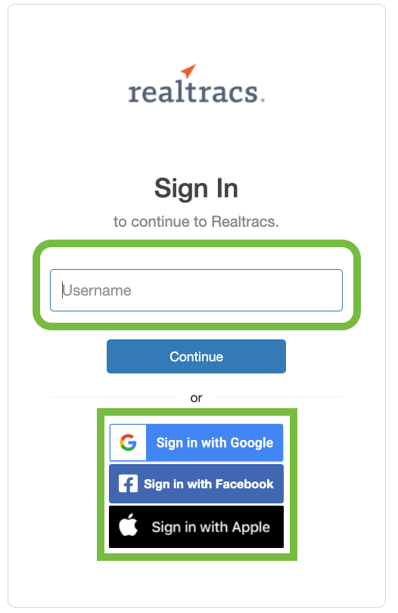 SETTINGS: Unlinking your Facebook / Google / Apple ID Account from Realtracs